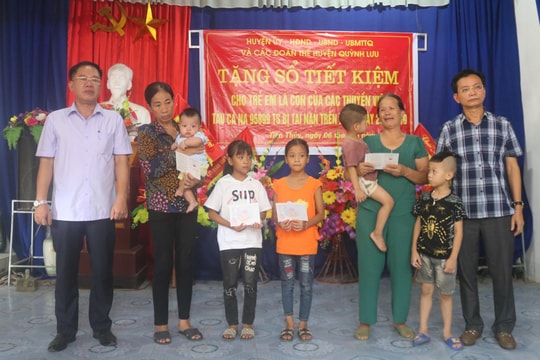 Các hoạt động từ thiện trên địa bàn tỉnh ngày 6/8