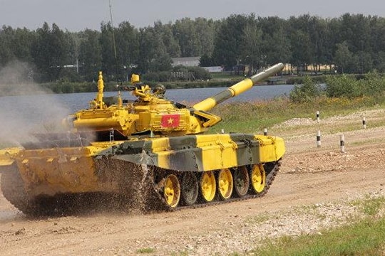 Đội xe tăng Việt Nam nhất bảng trong ngày đầu đua ở Nga