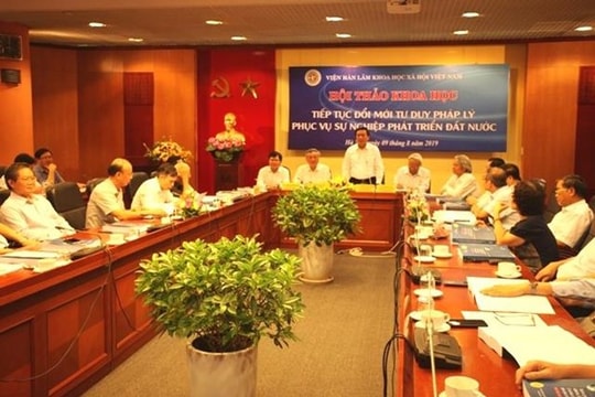 Bí thư Trung ương Đảng Nguyễn Xuân Thắng: Đổi mới tư duy pháp lý trong văn kiện Đại hội Đảng