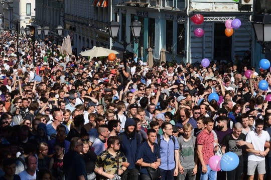 Điện Kremlin không coi biểu tình ở Moskva là khủng hoảng chính trị