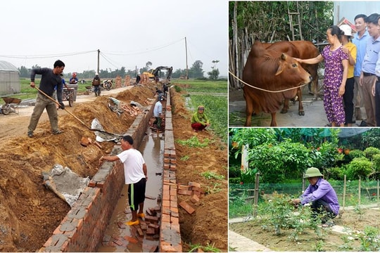 Nông dân Nghệ An đóng góp trên 5.500 tỷ đồng xây dựng nông thôn mới