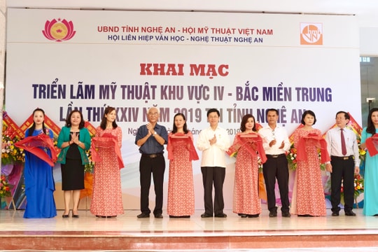 147 nghệ sỹ dự Triển lãm Mỹ thuật khu vực Bắc miền Trung tại Nghệ An