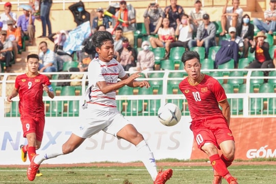 Thất bại trước Campuchia, U18 Việt Nam bị loại từ vòng bảng giải Đông Nam Á