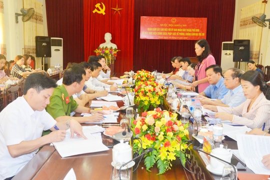 Đoàn công tác Quốc hội giám sát công tác phòng, chống xâm hại trẻ em tại thành phố Vinh