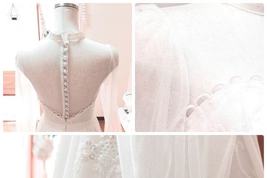 Cô gái xinh xắn dành 3 tháng tự tay may váy cưới gây 'sốt' mạng