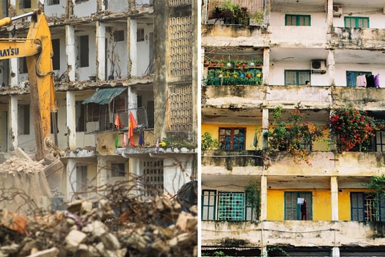 Hoài niệm nhà B tập thể Quang Trung trong những ngày dỡ bỏ