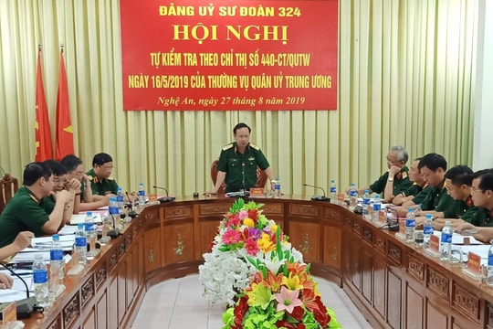 Đoàn công tác Quân ủy Trung ương kiểm tra tại Sư đoàn 324