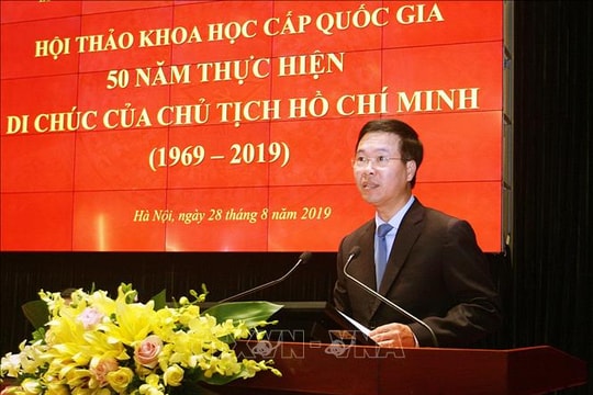 Di chúc của Bác mang sức sống mãnh liệt, giá trị trường tồn