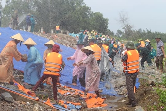 Bộ Chỉ huy quân sự tỉnh Nghệ An triển khai nhiệm vụ phòng, chống bão số 4