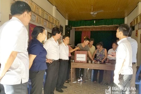 Nghệ An hoàn thành việc lấy ý kiến cử tri sắp xếp đơn vị hành chính cấp xã