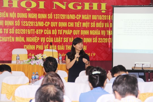 Đẩy mạnh thực hiện các quy định mới về bồi dưỡng luật sư tại địa phương