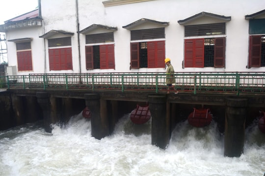 Nghệ An: Huy động các trạm bơm hoạt động hết công suất để tiêu úng