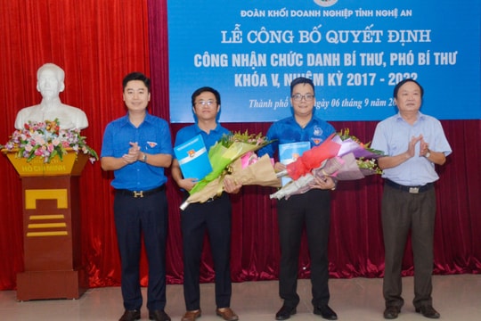 Đoàn khối Doanh nghiệp Nghệ An có tân Bí thư, Phó Bí thư