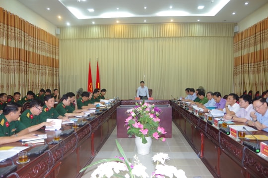 Tiếp tục xây dựng khu vực phòng thủ tỉnh Nghệ An ngày càng vững chắc