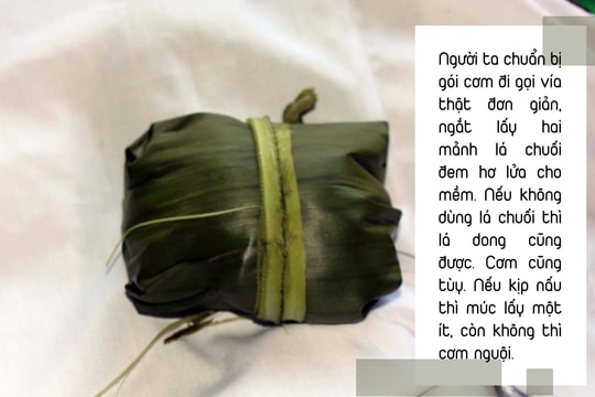 Những điều ít biết về gói cơm trong lễ gọi vía của người Thái Nghệ An