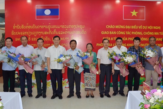8 tỉnh của Việt Nam và Lào giao ban công tác phòng, chống ma túy tại Nghệ An