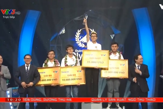 Trần Thế Trung xuất sắc giành vòng nguyệt quế đường lên đỉnh Olympia lần thứ 19