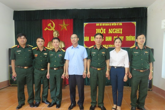 Kỳ Sơn có tân Chỉ huy trưởng Ban CHQS huyện
