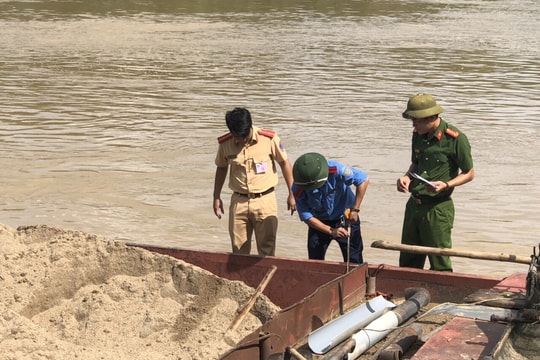 Nghệ An xử lý 89 vụ vi phạm pháp luật về khai thác cát, sỏi