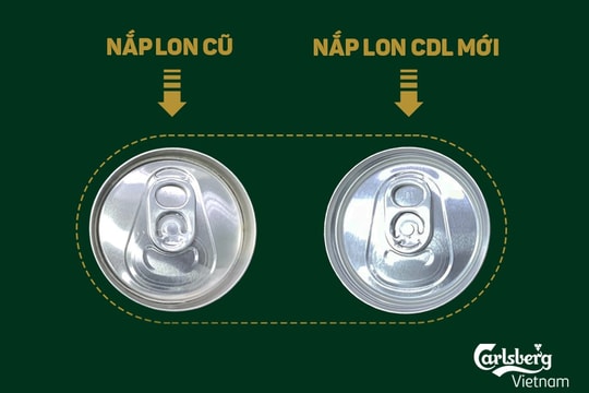 Huda sử dụng nắp lon mới giúp tiết kiệm nguyên liệu, thân thiện với môi trường và ngành công nghiệp