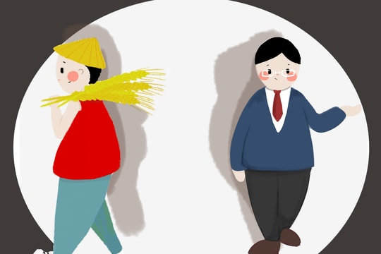 Lo bò trắng răng