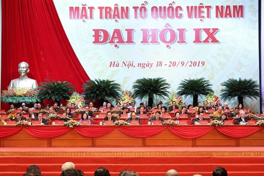 Toàn cảnh Đại hội toàn quốc Mặt trận Tổ quốc Việt Nam lần thứ IX