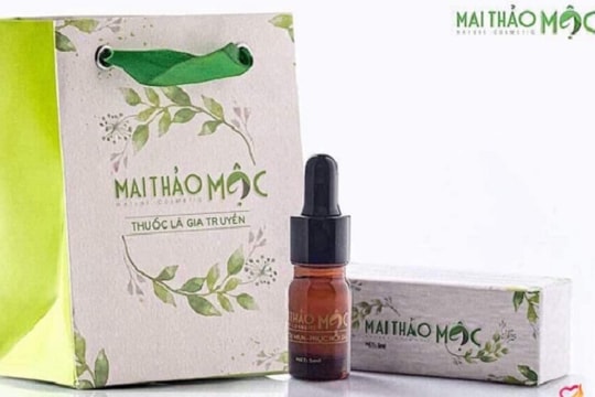 Nghệ An đình chỉ lưu hành, thu hồi mỹ phẩm Mai Thảo Mộc