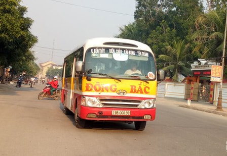 Đình chỉ hoạt động tạm thời xe buýt Đông Bắc tuyến Vinh - Yên Thành