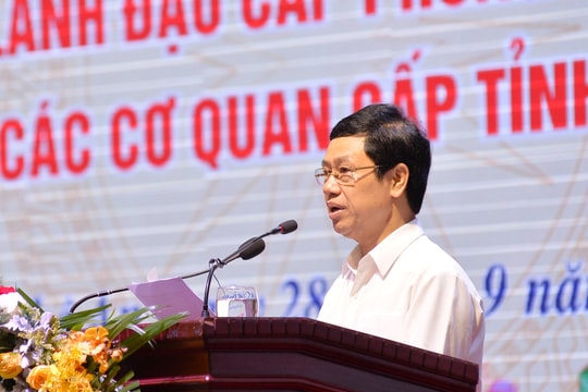 Phó Bí thư Thường trực Tỉnh ủy: Cán bộ, đảng viên cần có nhiều việc làm, công trình nêu gương