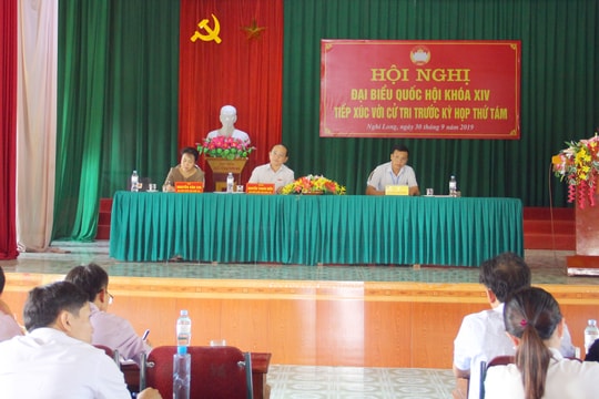 Cử tri huyện Nghi Lộc đề nghị niêm yết công khai mức giá đền bù trong giải phóng mặt bằng