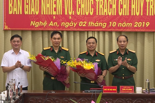 Nghệ An có tân Chỉ huy trưởng Bộ Chỉ huy quân sự tỉnh