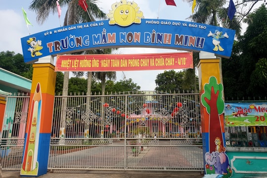 Phụ huynh thị xã Cửa Lò bức xúc vì trường mầm non lạm thu