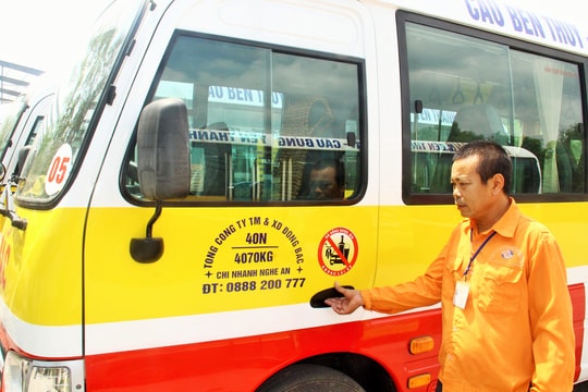 Từ hôm nay 6/10, xe buýt Đông Bắc khai thác trở lại tuyến Vinh - Yên Thành