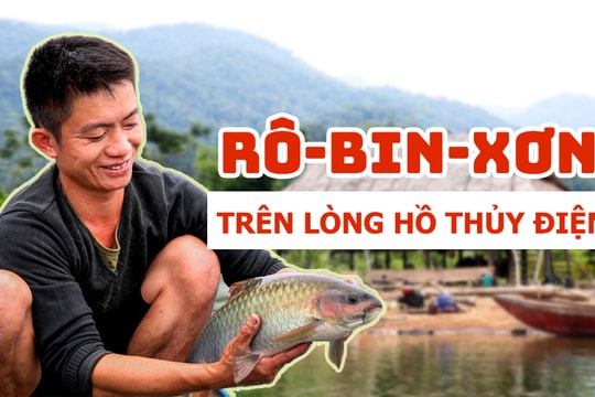 'Rô-Bin-Xơn' trên lòng hồ thủy điện
