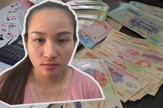 Mẹ bỉm sữa điều hành đường dây đánh bạc