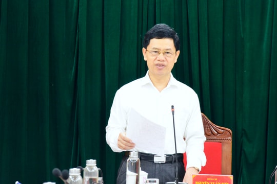 Phó Bí thư Thường trực Tỉnh ủy: Nỗ lực cao nhất để hoàn thành các mục tiêu của năm 2019