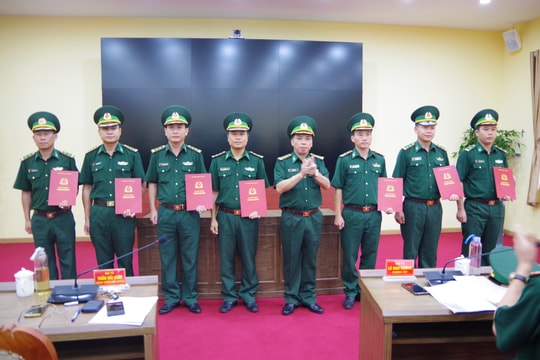 Bộ đội Biên phòng Nghệ An bổ nhiệm 2 Phó Tham mưu trưởng mới