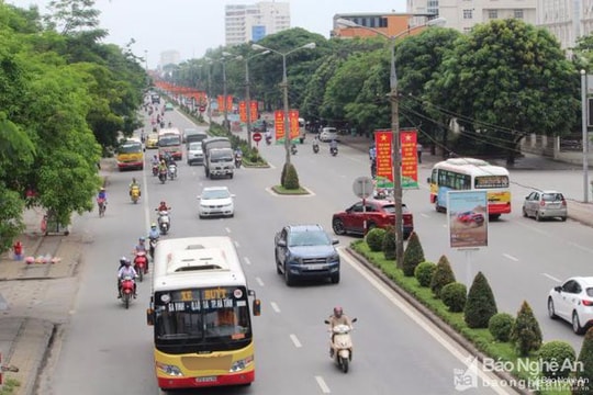 Nghệ An: Sẽ đầu tư xe buýt chạy các tuyến nội thành Vinh