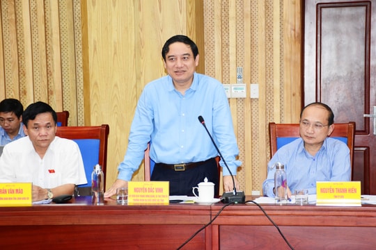 Bí thư Tỉnh ủy Nguyễn Đắc Vinh: Vấn đề liên quan đến người dân phải đặc biệt quan tâm giải quyết