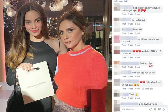 Hồ Ngọc Hà đọ nhan sắc với Victoria Beckham khiến người hâm mộ xôn xao 