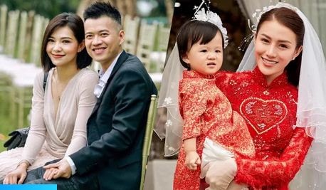 Những cặp đôi showbiz Việt có con rồi mới làm đám cưới