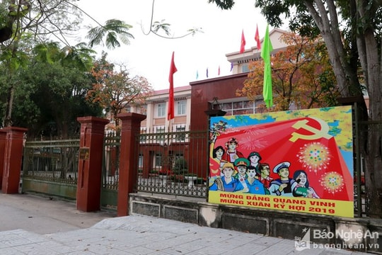 TP. Vinh thực hiện kiêm nhiệm chức danh người đứng đầu ngành tổ chức - nội vụ, kiểm tra - thanh tra