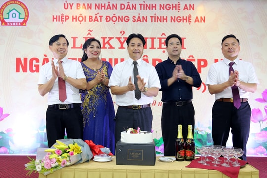 Hiệp hội Bất động sản tỉnh Nghệ An kỷ niệm 1 năm thành lập