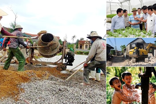 [Infographics] Nghệ An không còn nợ đọng xây dựng nông thôn mới