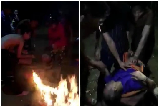 Nghệ An: Dân làng đốt lửa sưởi ấm, cứu sống nam thanh niên rơi xuống sông Lam trong đêm