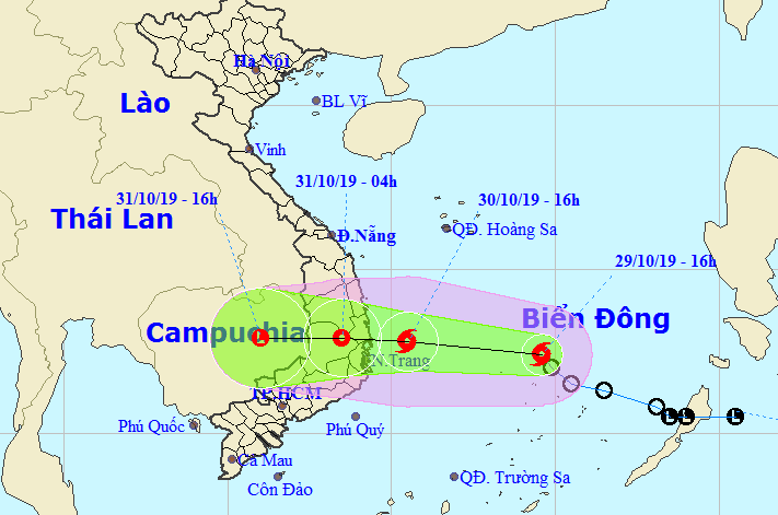 Ảnh hưởng của bão số 5, Nghệ An sẽ có mưa lớn 