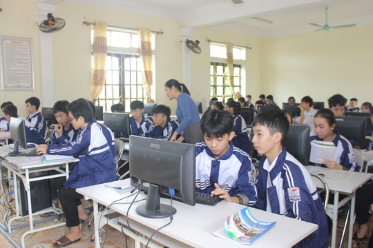 Quỳnh Lưu đi trước, về sau trong xây dựng trường chuẩn quốc gia