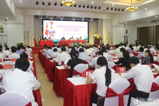 Hội đồng nhân dân tỉnh Nghệ An triệu tập kỳ họp bất thường