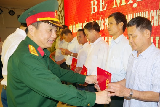 88 vị chức sắc, chức việc, nhà tu hành tham gia lớp bồi dưỡng kiến thức quốc phòng và an ninh