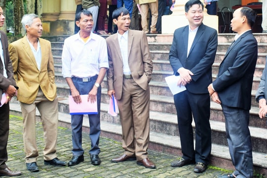 Huyện Anh Sơn gặp mặt lãnh đạo xã, thị trấn và xóm trưởng toàn huyện